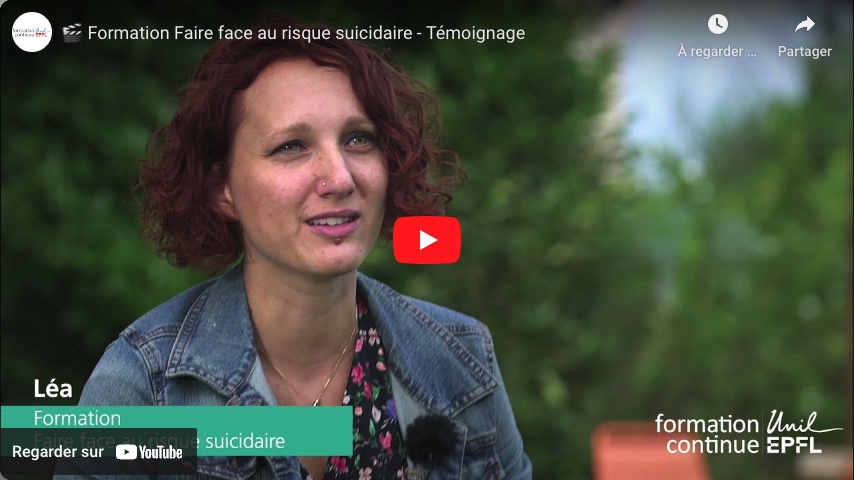 vidéo faire face au risque suicidaire